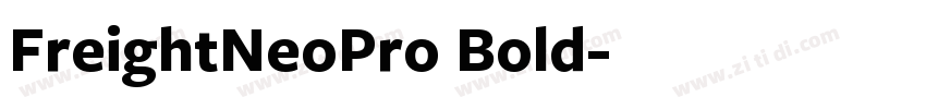FreightNeoPro Bold字体转换